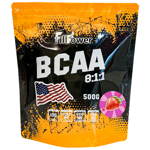 FillPower BCAA 8:1:1 500g Полуниця bcaa_kl фото